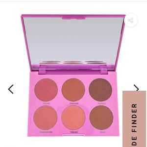 NIB- REALHER You Are Brilliant Pro Blush Palette, Shimmers And Mattes, 6 Shades.